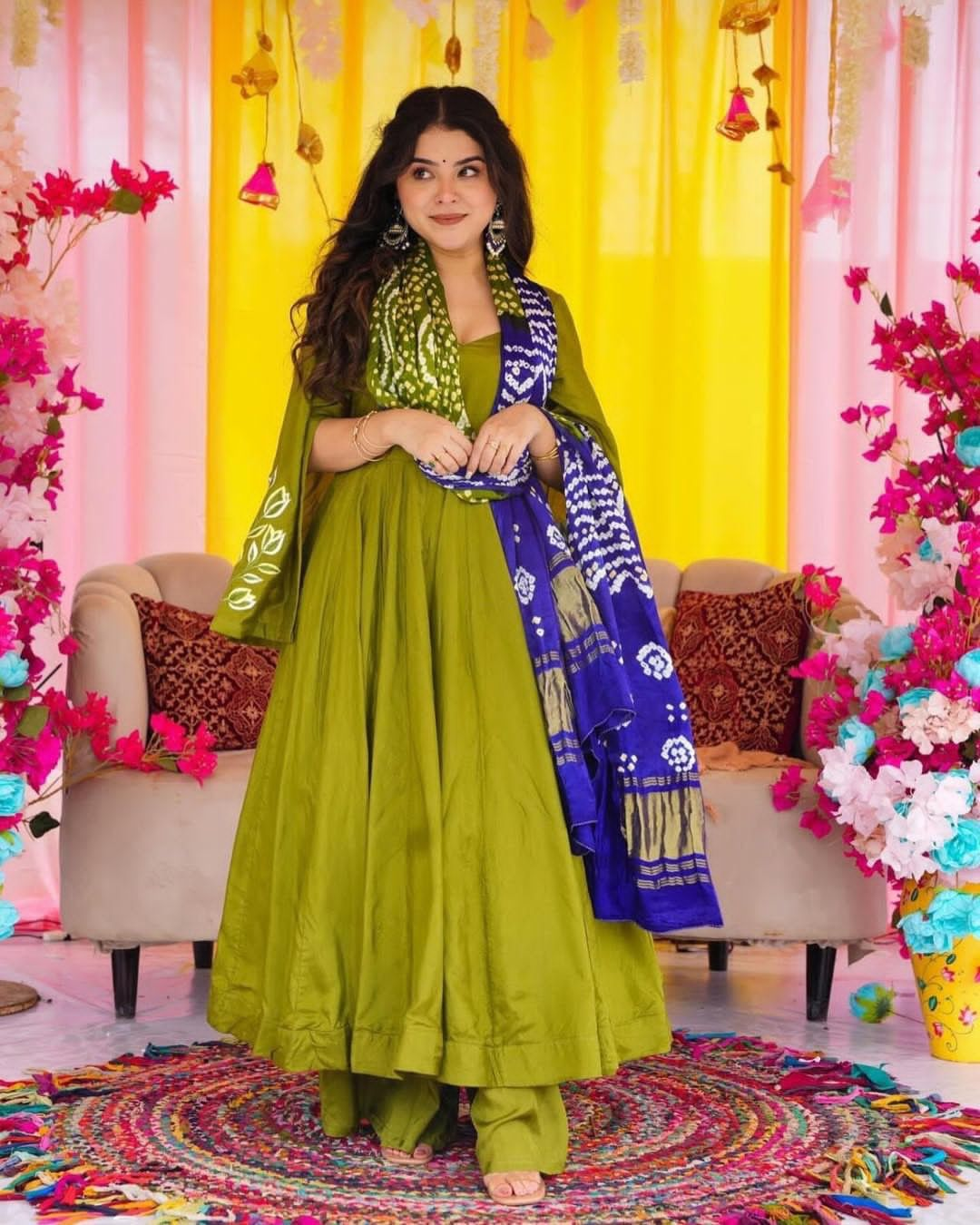 Indian Anarkali Dress Salwar kameez suit set Ready to wear