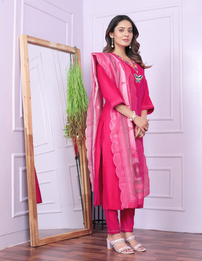 Pink Ready To Wear Dress Indian salwar kameez set